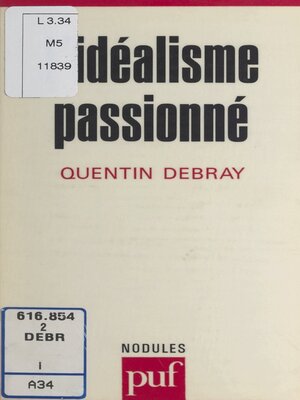 cover image of L'idéalisme passionné